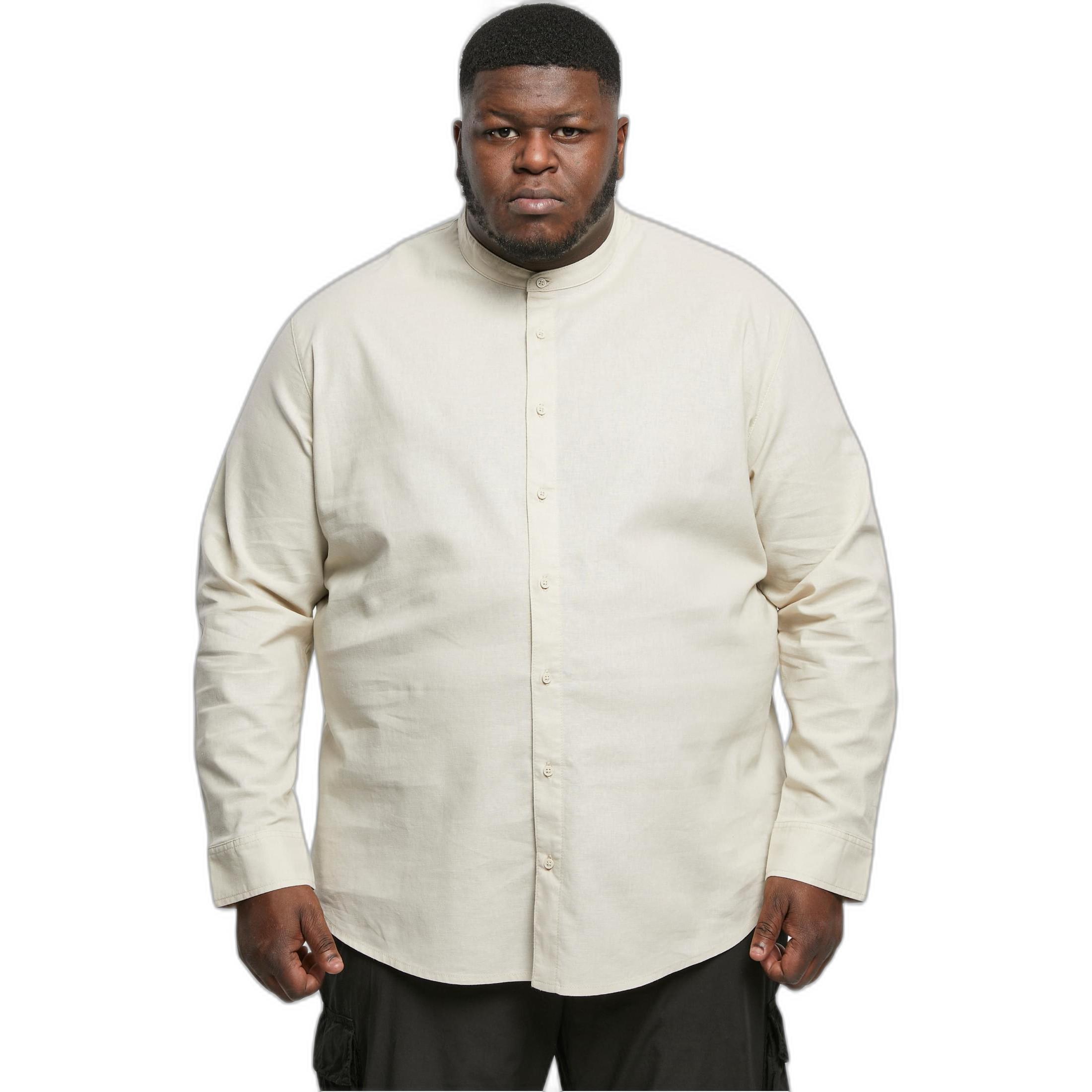 URBAN CLASSICS Stehkragenhemd  