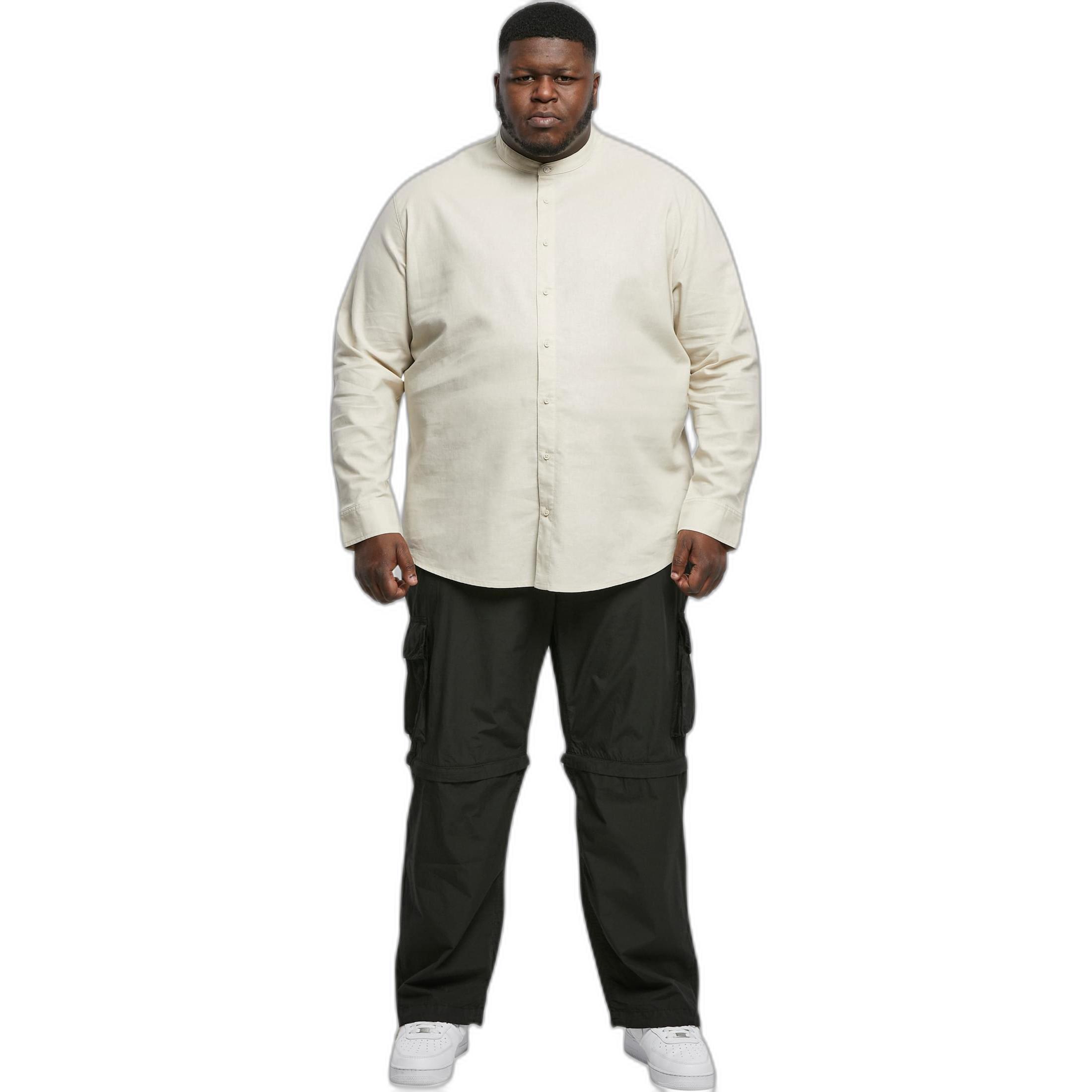 URBAN CLASSICS Stehkragenhemd  