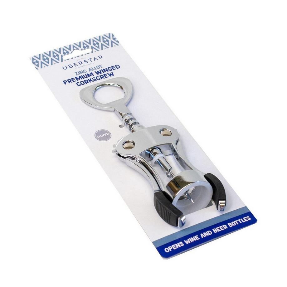 Uberstar Tire-bouchon Structuré Premium Argent  