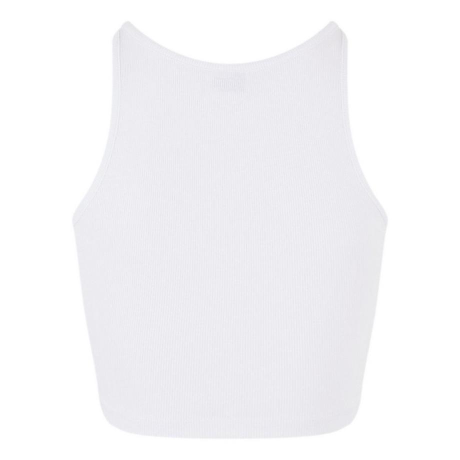 URBAN CLASSICS Organic Cropped Rib Tank Top  