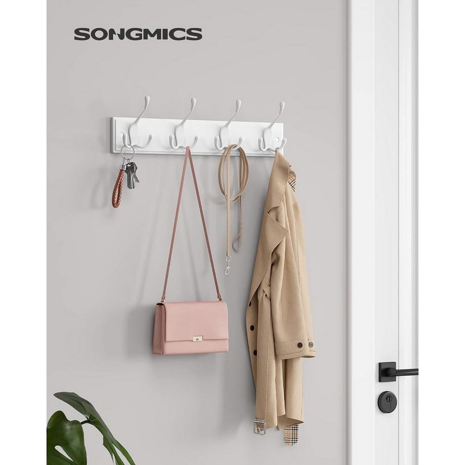 Songmics Wandgarderobe Hakenleiste  