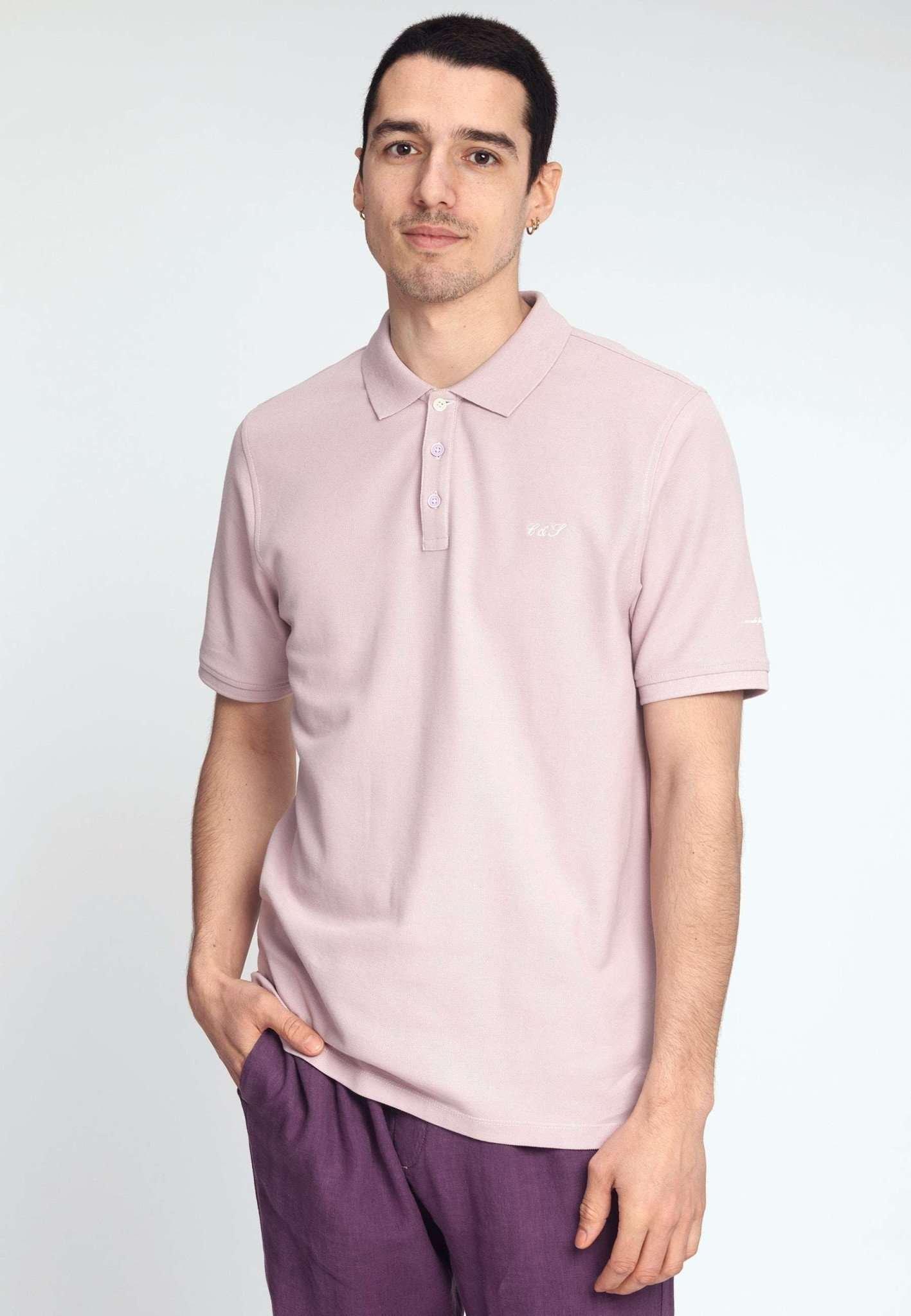 Image of Polos Polo Embroidery Herren Rosa M