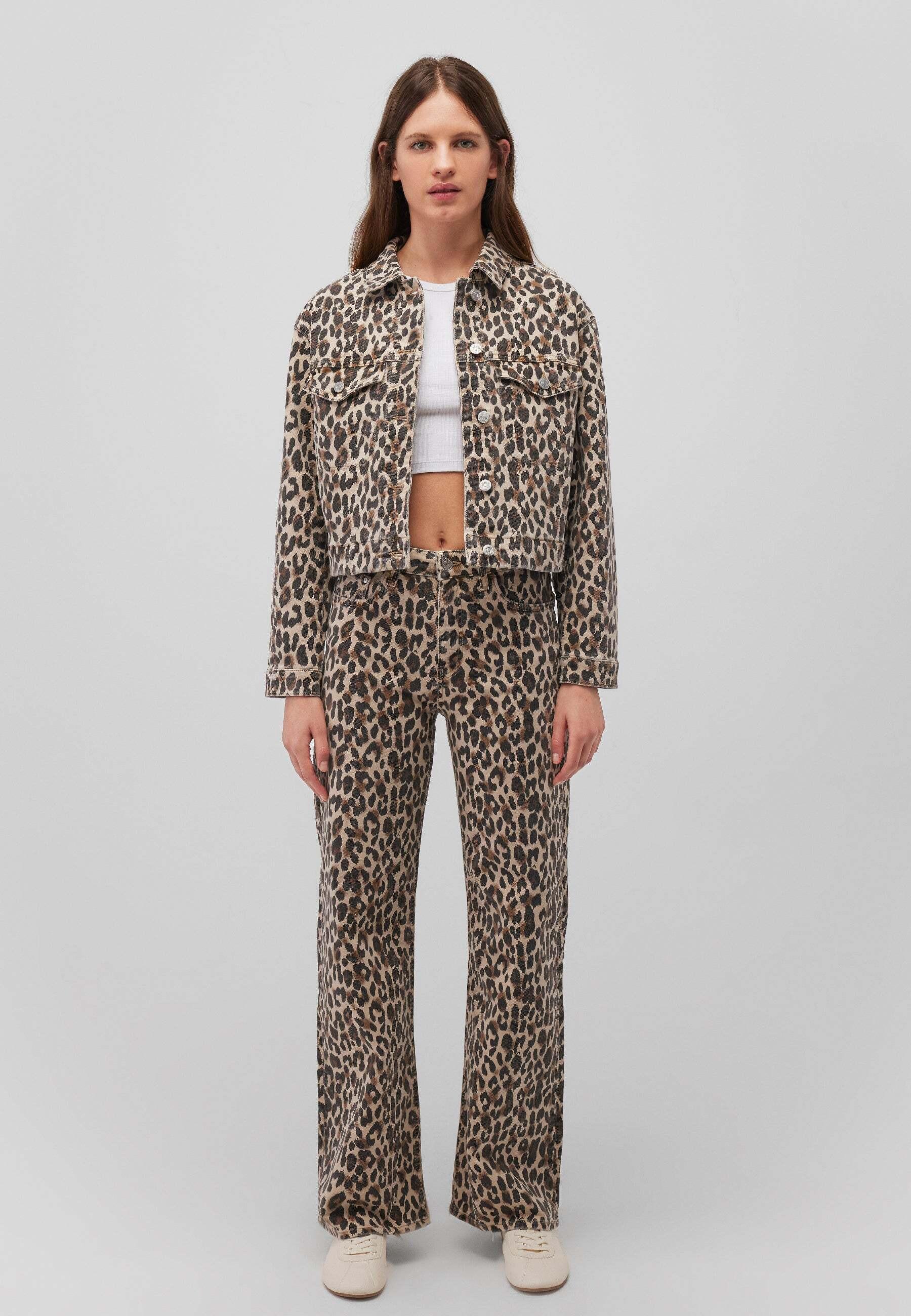 Mavi Giacca di jeans Maren stampa leopardata  