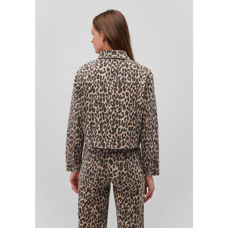 Mavi Maren Giacca di jeans stampa leopardata  