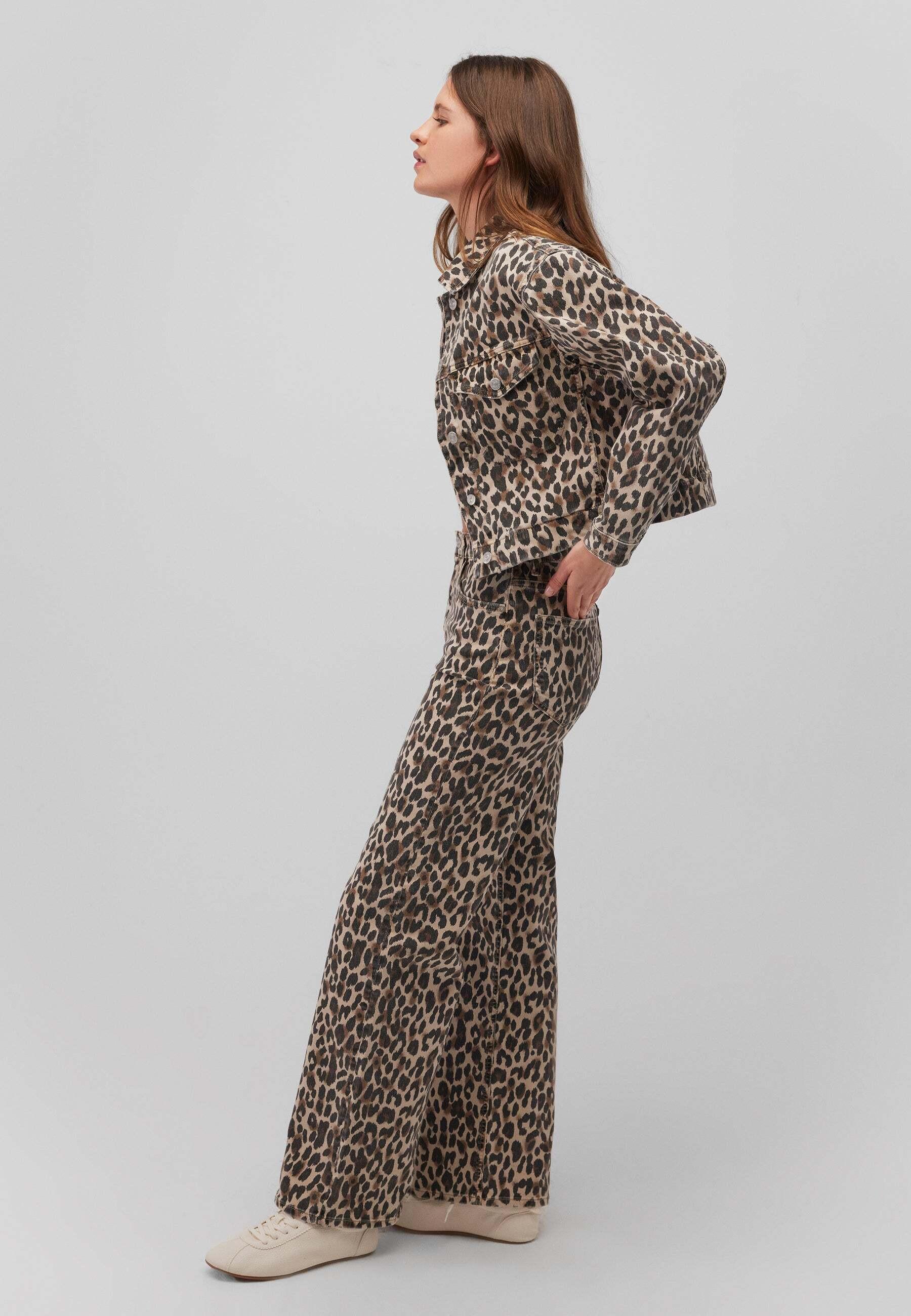 Mavi Giacca di jeans Maren stampa leopardata  