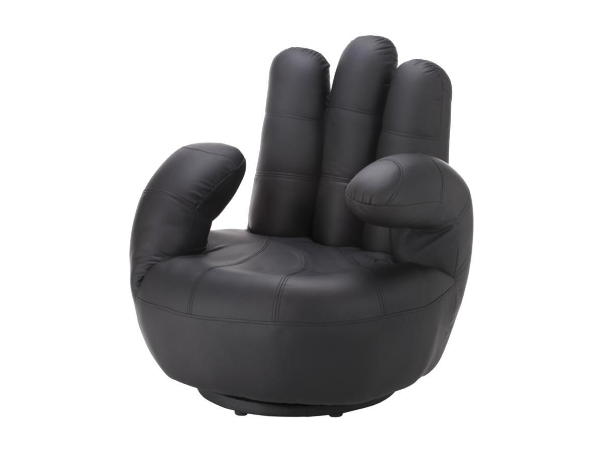 Vente-unique Fauteuil main pivotant CATCHY en simili  