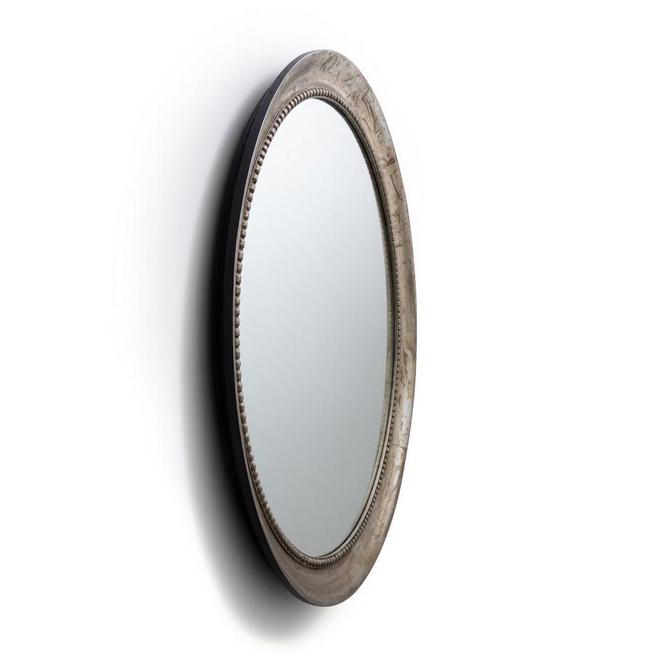 La Redoute Intérieurs Miroir rond en manguier massif Ø100 cm  