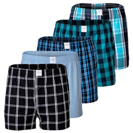 MG-1  Web-Boxershorts  5er Pack Locker sitzend 