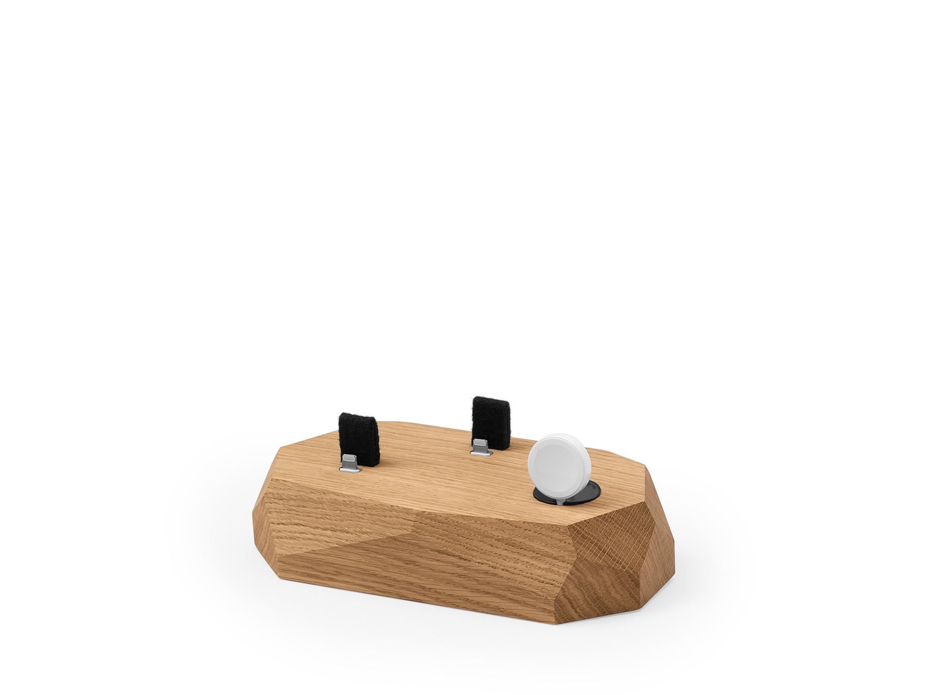 Oakywood  Triple Dock - docking station in legno per tre dispositivi 