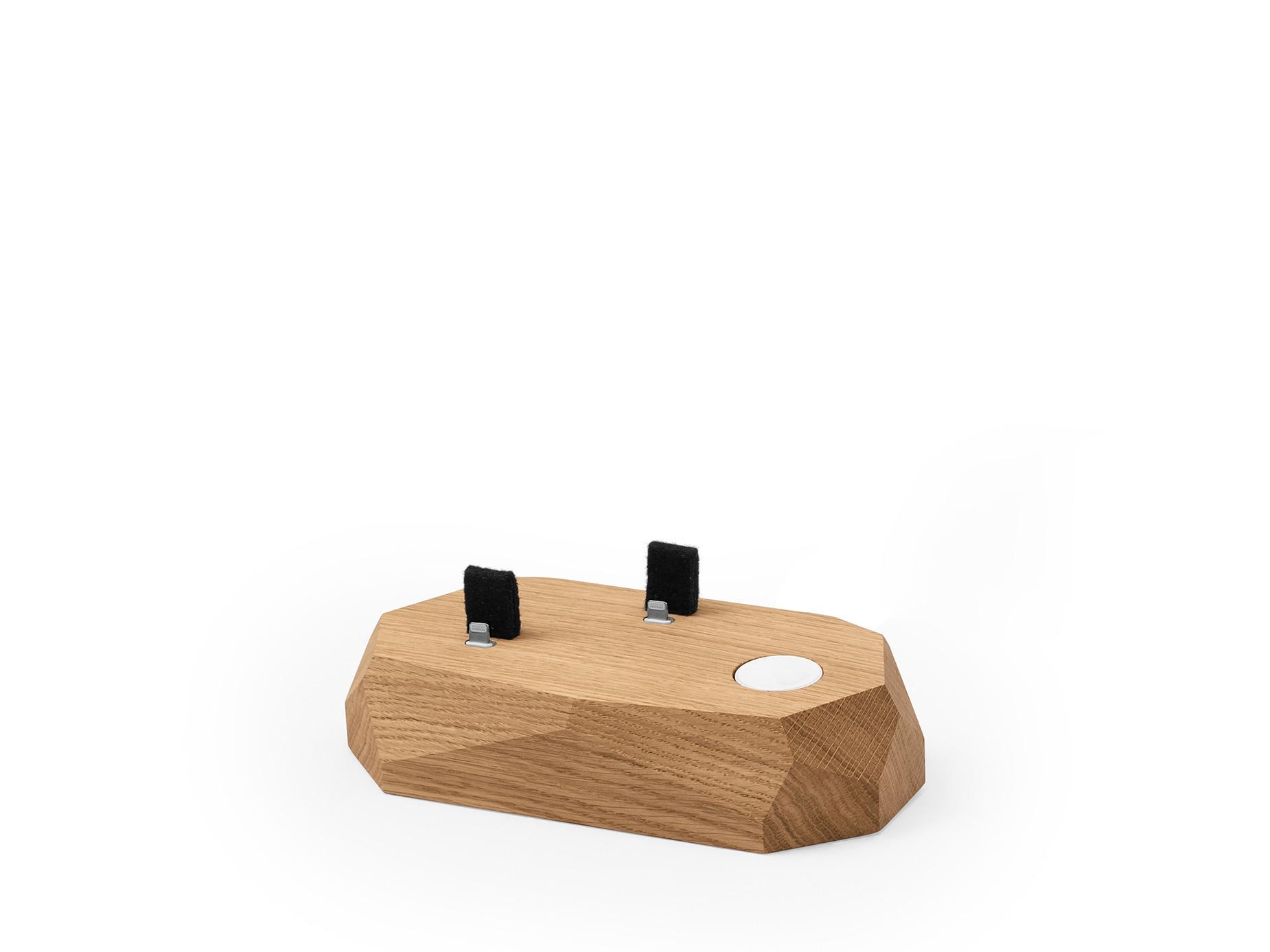 Oakywood  Triple Dock - docking station in legno per tre dispositivi 