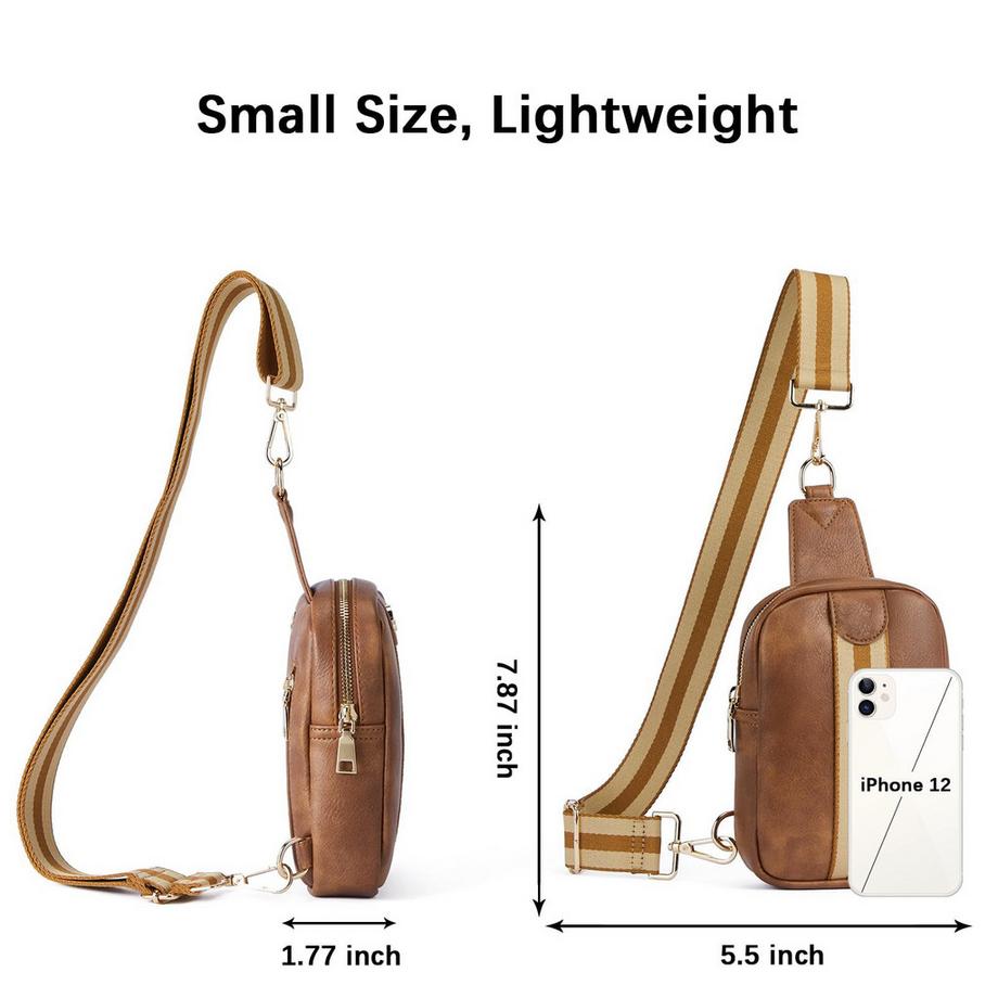 Only-bags.store Piccola Borsa a Tracolla in Pelle PU con Cinghia Intrecciata  