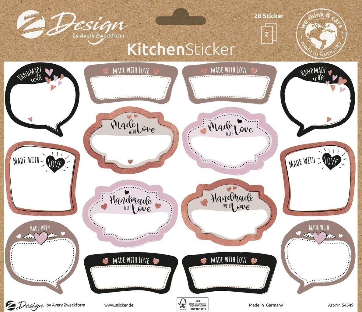 Image of Avery 54549Z Dekorativer Aufkleber Papier Mehrfarbig Entfernbar Multicolor