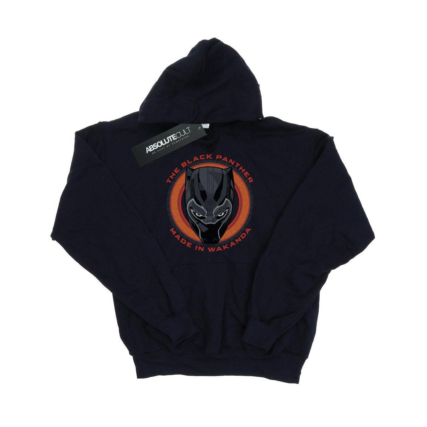 Image of Black Panther Made In Wakanda Red Kapuzenpullover Unisex Marine 140/146