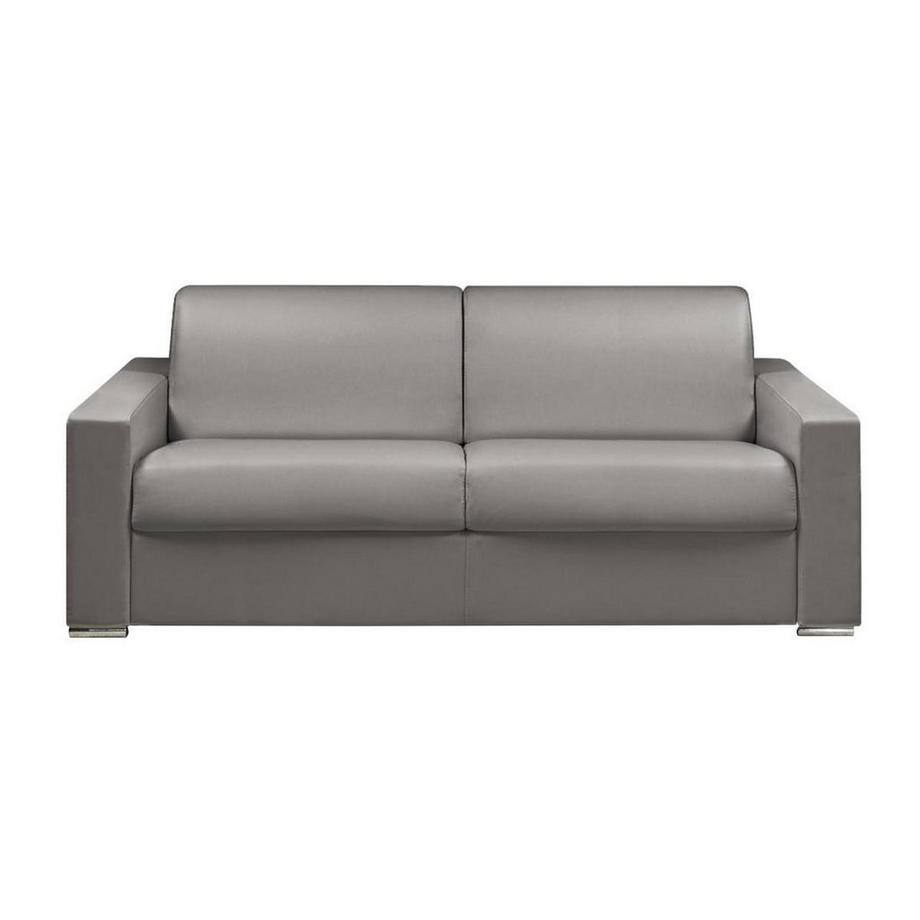 LINEA SOFA Canapé 4 places conible express en simili CALITO Couchage lattes largesMatelas  