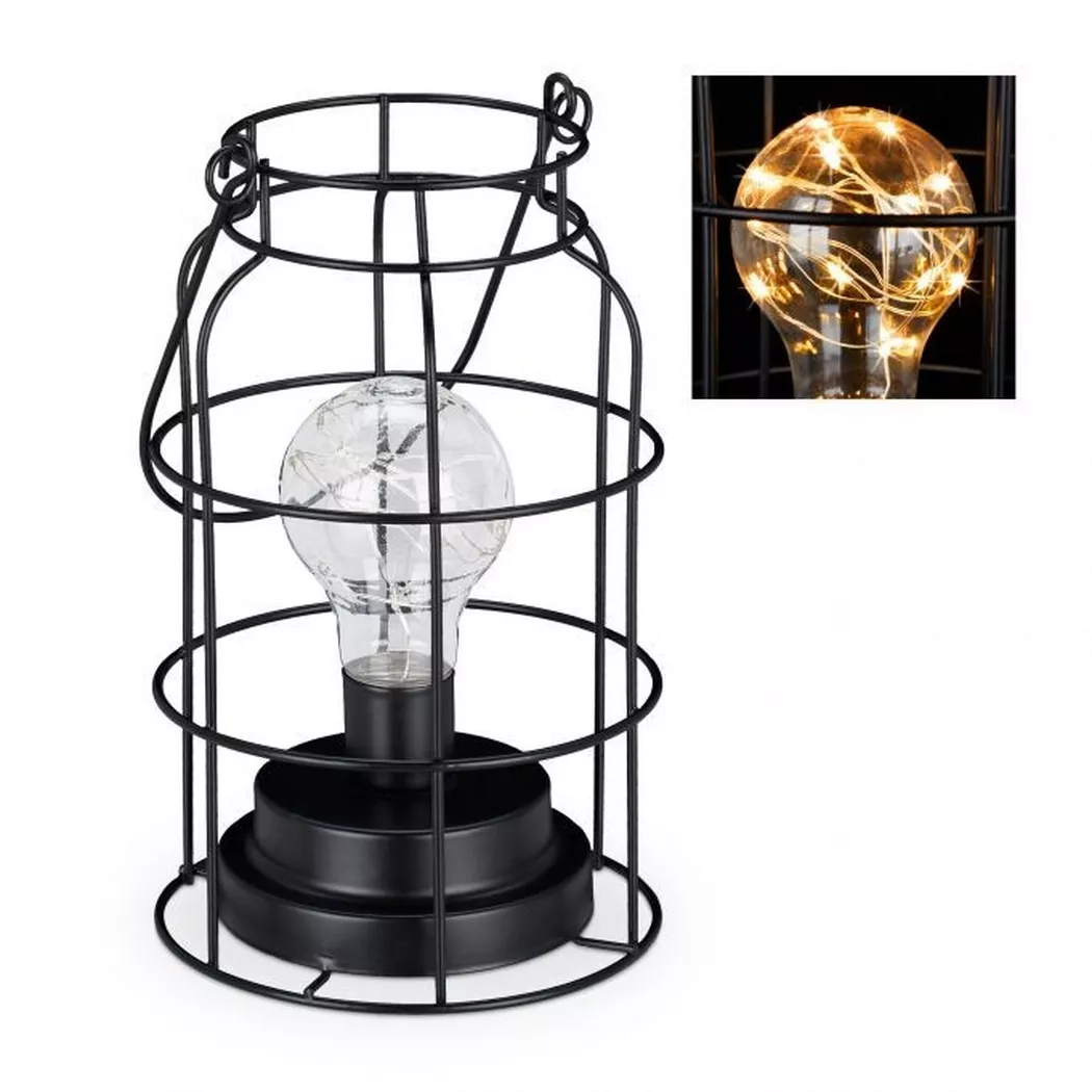 B2X – Tischleuchte LED Industrie, 15 x 23 cm