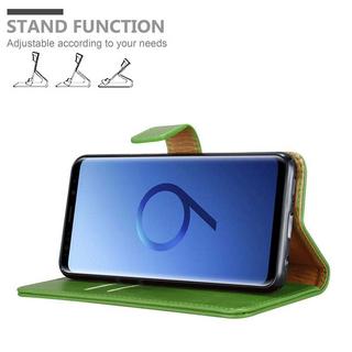 Cadorabo  Housse compatible avec Samsung Galaxy S9 PLUS - Coque de protection avec fermeture magnétique, fonction de support et compartiment pour carte 