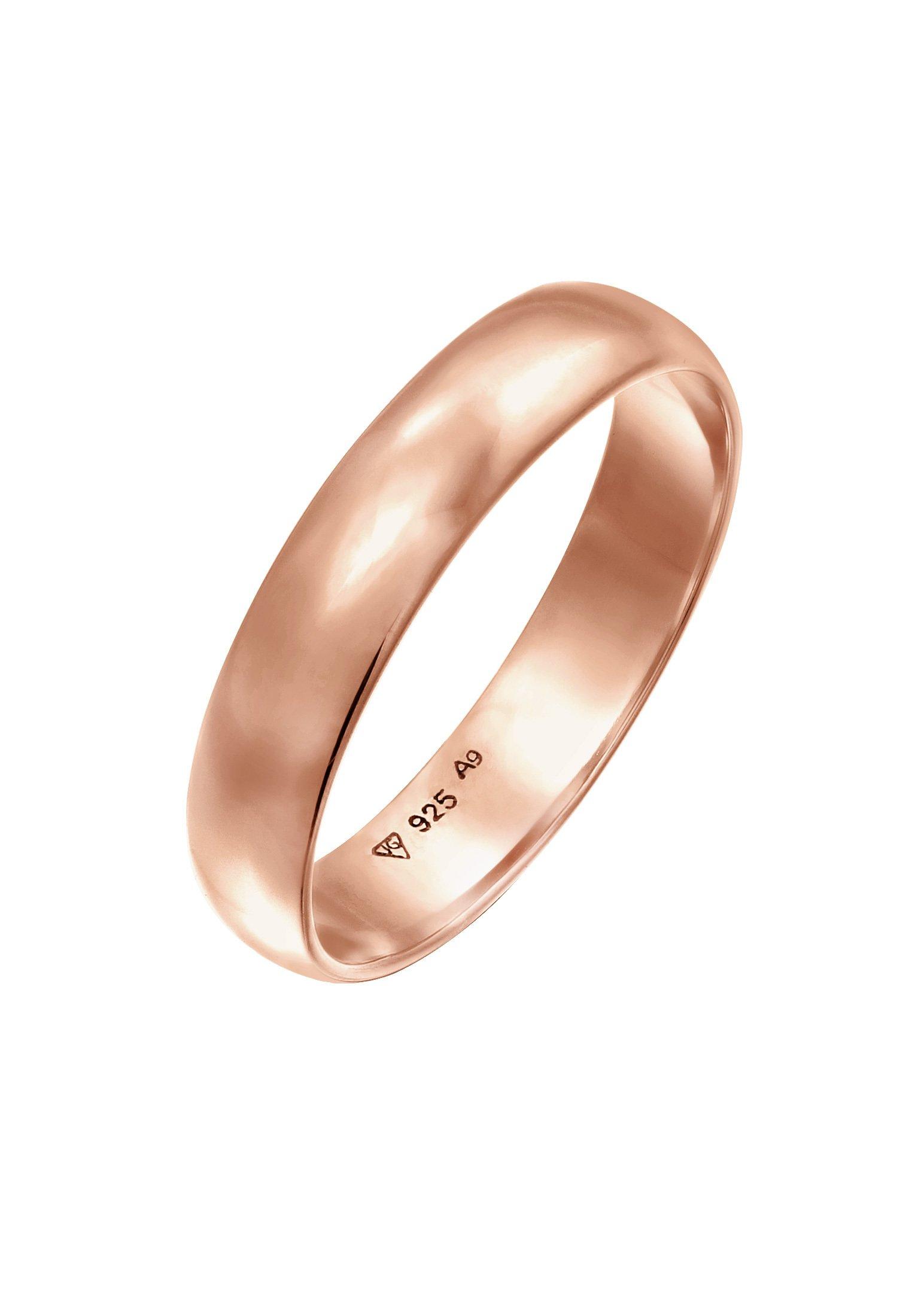 Image of Ring Basic Bandring Casual Look Damen Goldrosa 58mm