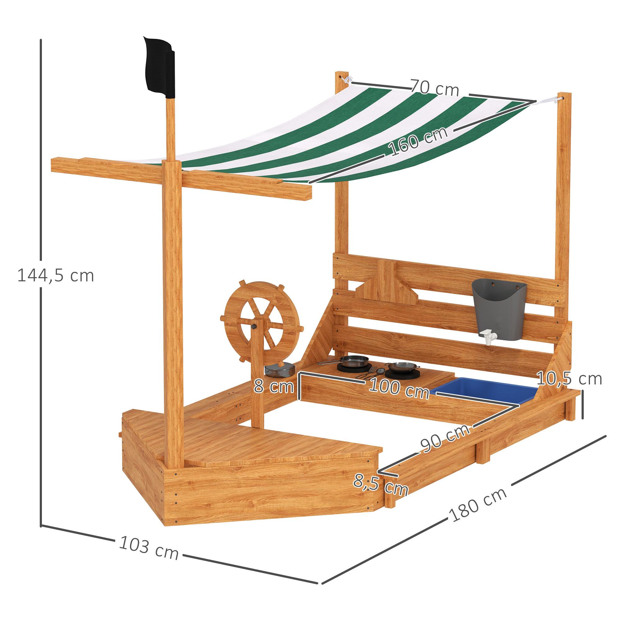 Outsunny  Sandkasten 