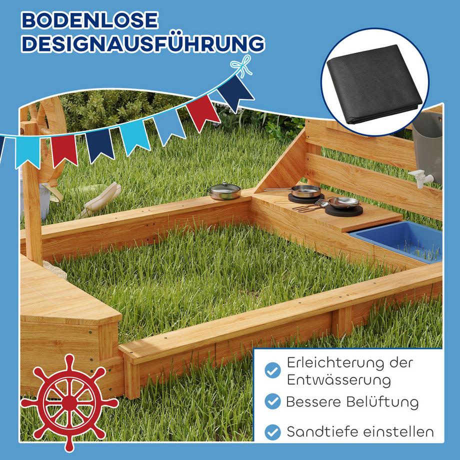 Outsunny  Sandkasten 