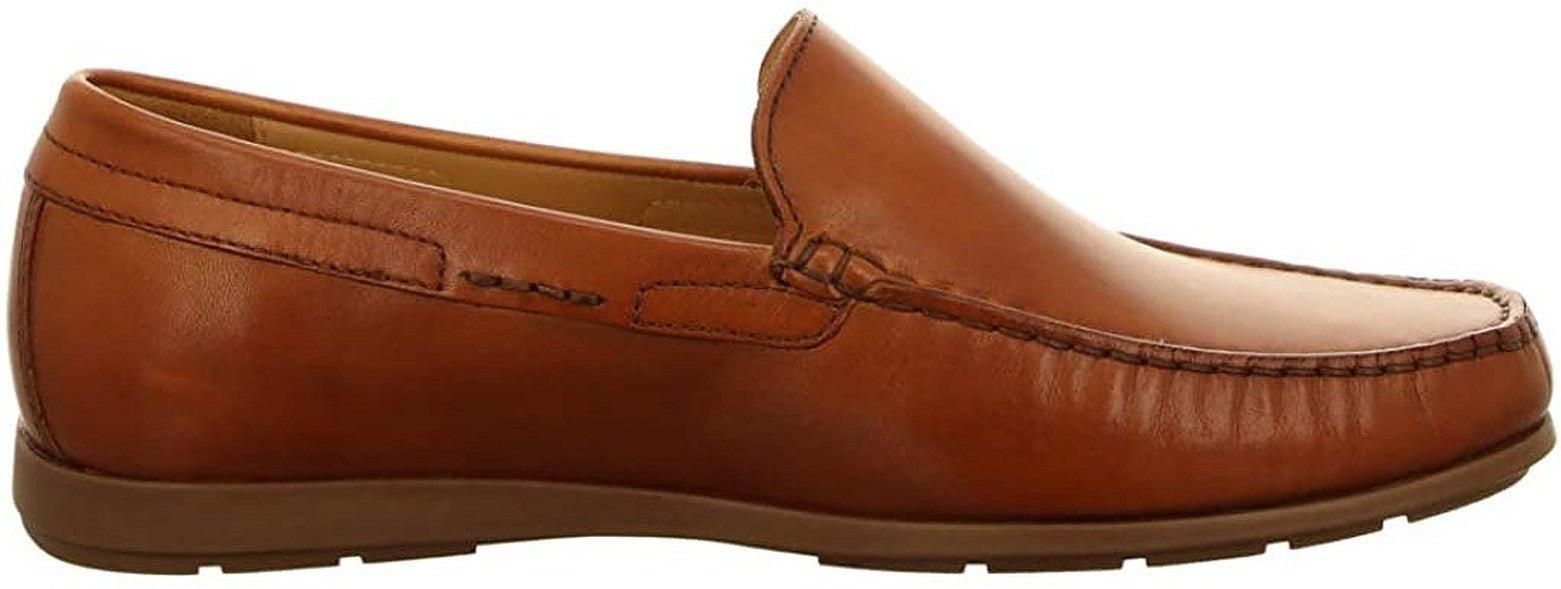 Image of Algoras - Leder Mokassin Herren Braun 40.5