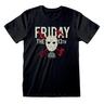 Friday The 13th Tshirt THE DAY  Noir