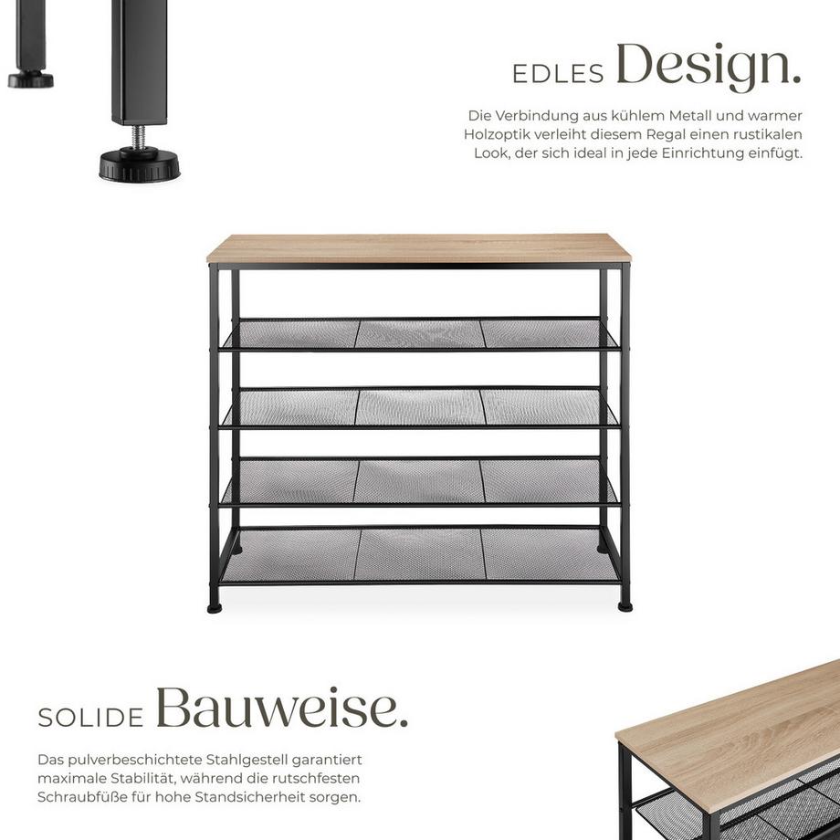 Tectake Scarpiera Sheffield  stile industriale  