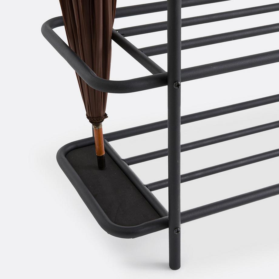 SO'HOME Schuhregal mit Schirmständer Jayma  