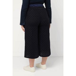 Ulla Popken  Culottes Bellieva in mussola con cintura elastica 