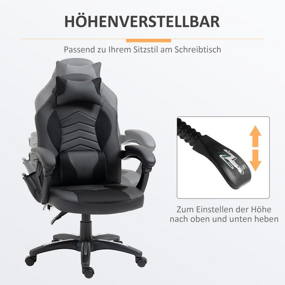 HOMCOM Chaise de massage  