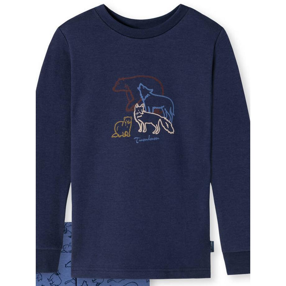 Schiesser  Boys Bündchen Pyjama 