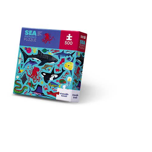 Image of Boxed Puzzle 500pcs / Sea Animals Multicolor