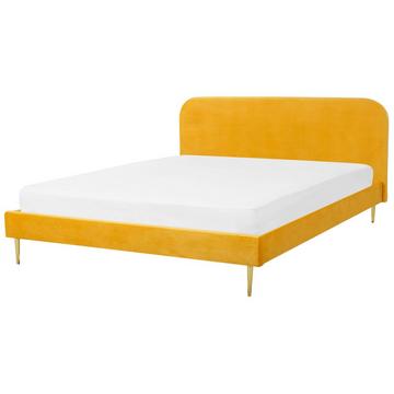 Letto con rete a doghe en Velluto Glamour FLAYAT