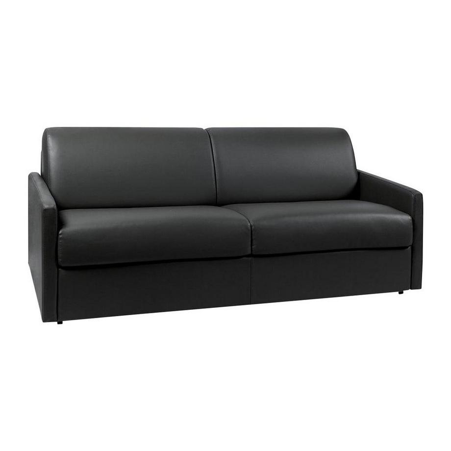 Vente-unique Canapé 4 places conible express en simili CALIFE CouchageMatelas  