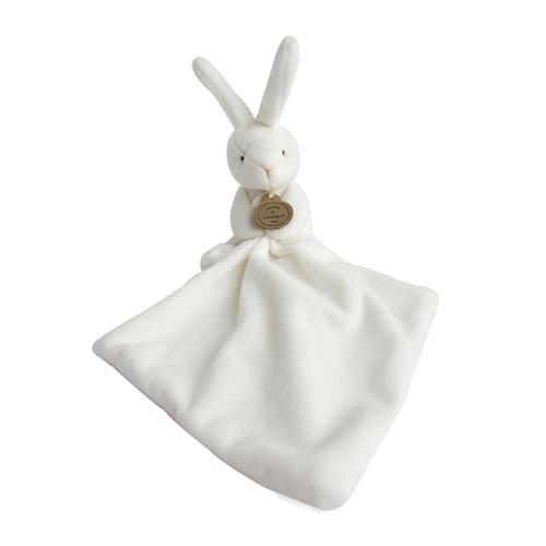 DouDou et compagnie  Hase mit Schmusetuch natur (10cm) 