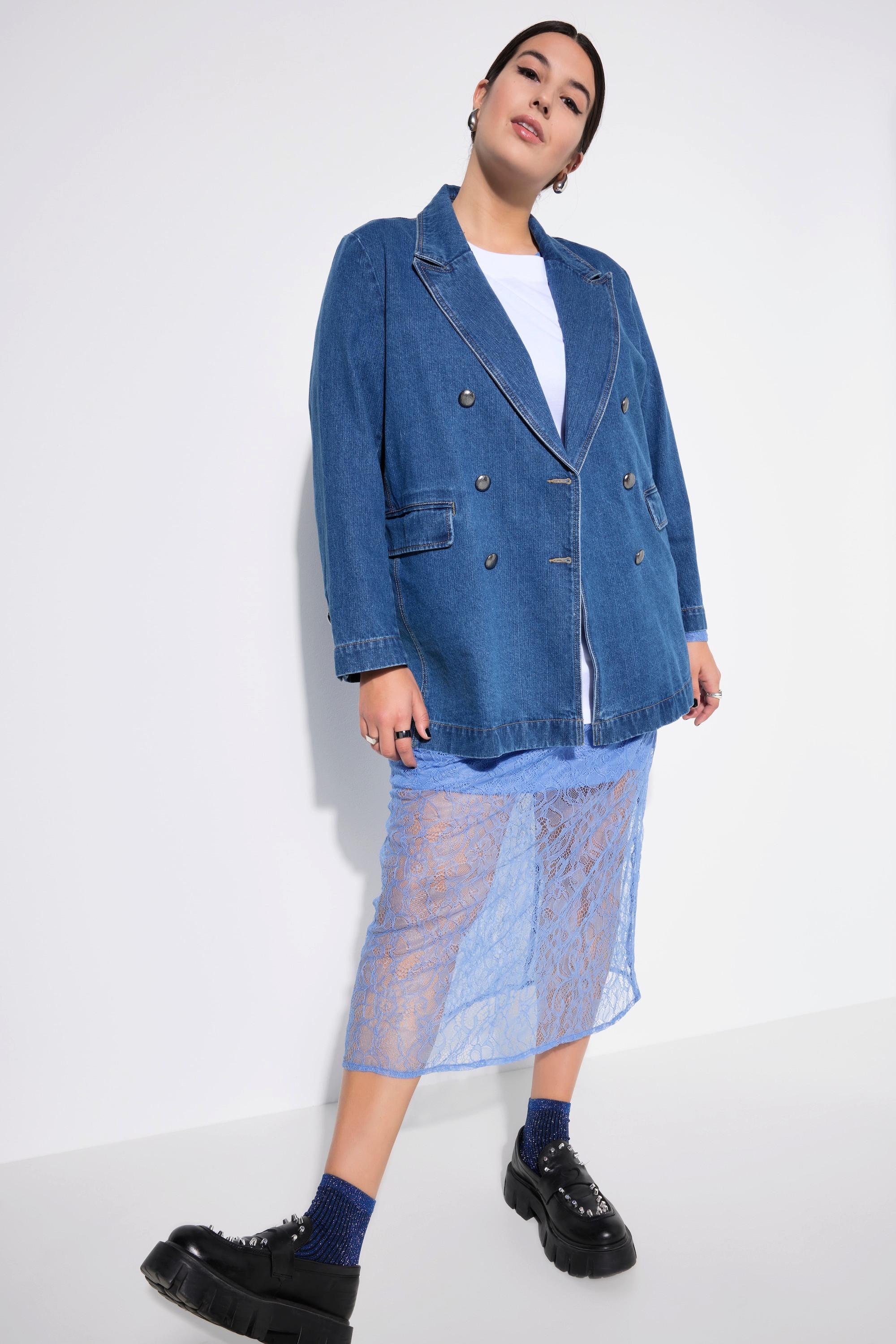 Studio Untold Jeans Loose Shape Blazer Doppiopetto  