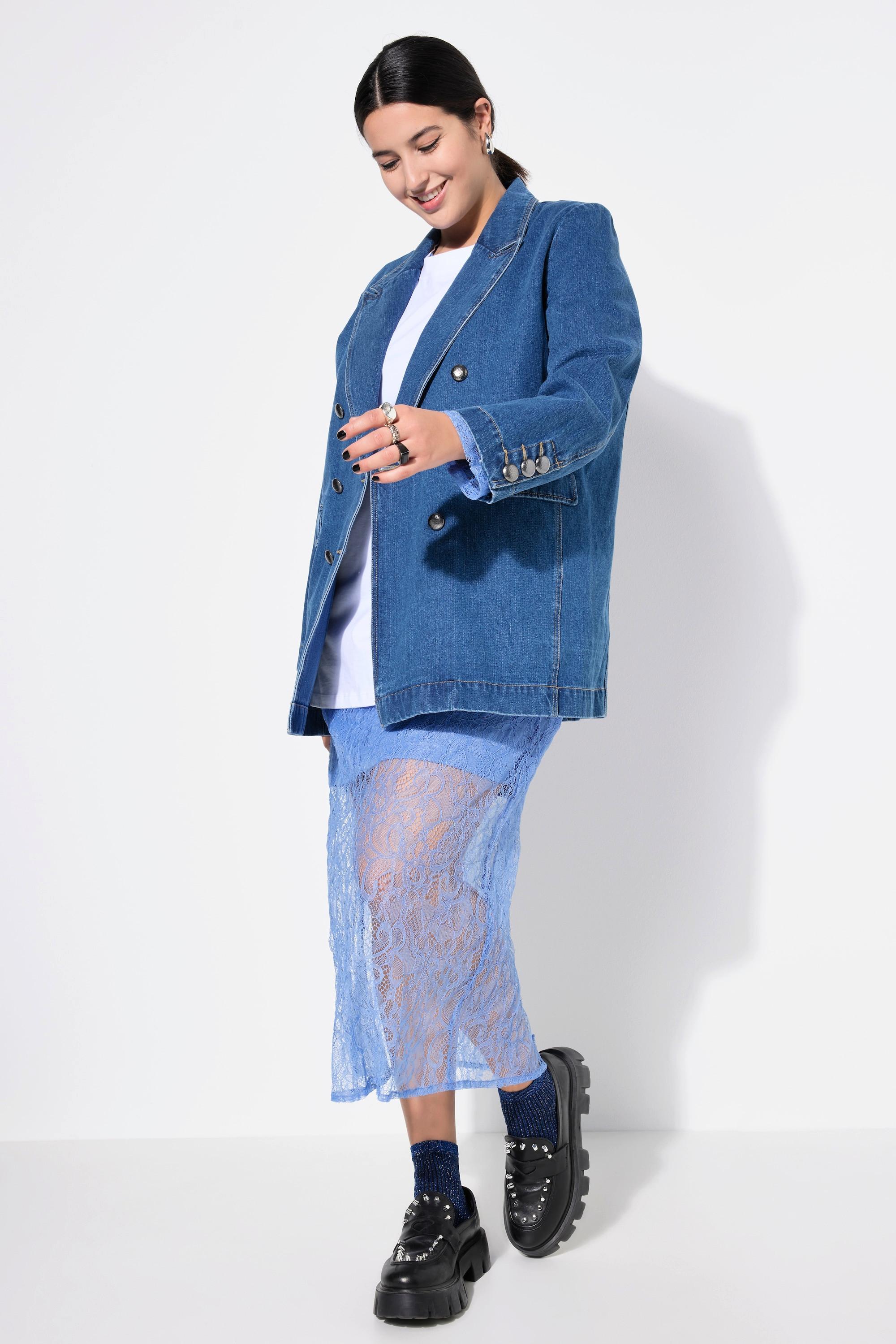 Studio Untold  Blazer#, jean, coupe Loose, deux rangées de boutons 