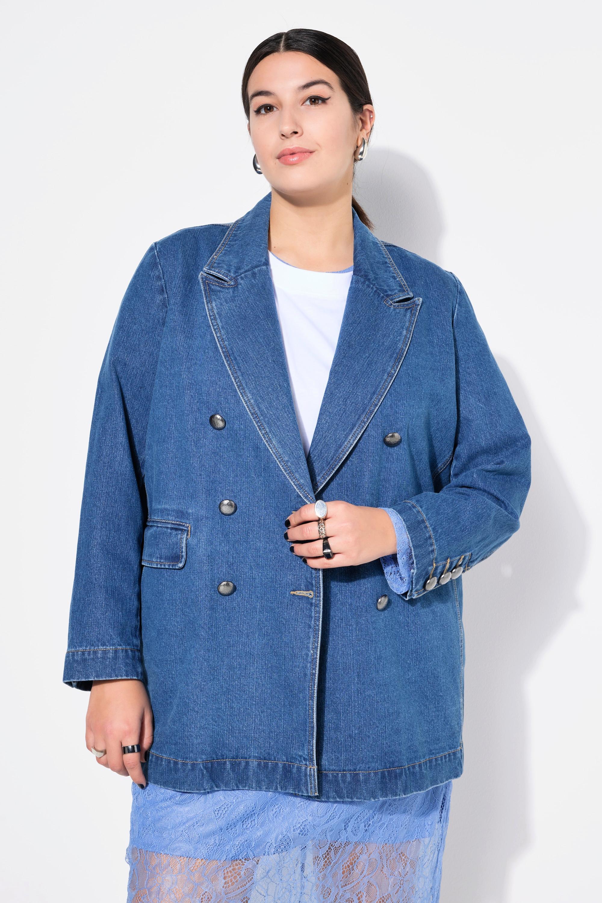 Studio Untold  Blazer#, jean, coupe Loose, deux rangées de boutons 