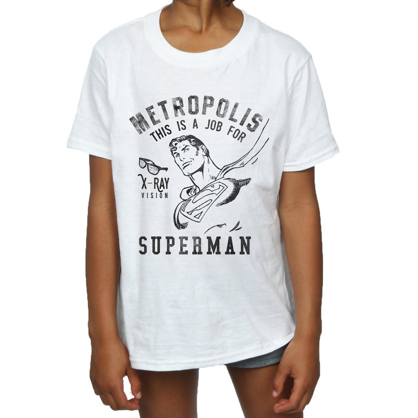 DC COMICS  Tshirt SUPERMAN XRAY 