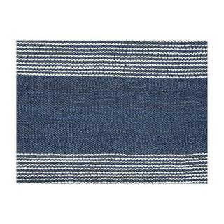 OZAIA Tapis en jute tissé à  la main KOCHI  marine  