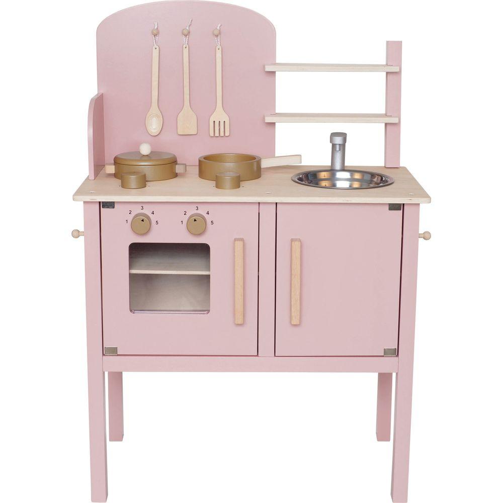 Image of Kitchen with pot & pan pink Pink