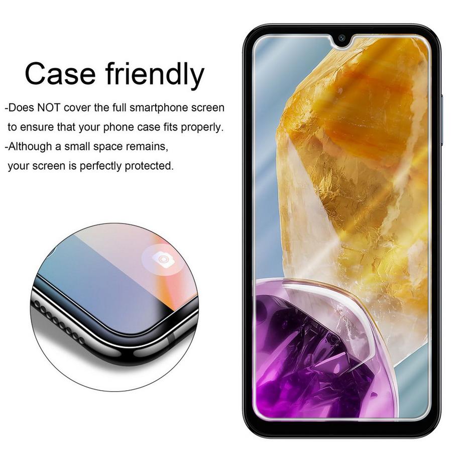 Cadorabo  Schutzfolie für Samsung Galaxy M15 Schutzglas 3er Pack 