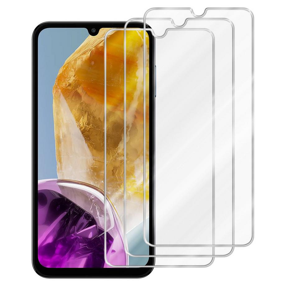 Schutzfolie für Samsung Galaxy M15 Schutzglas 3er Pack