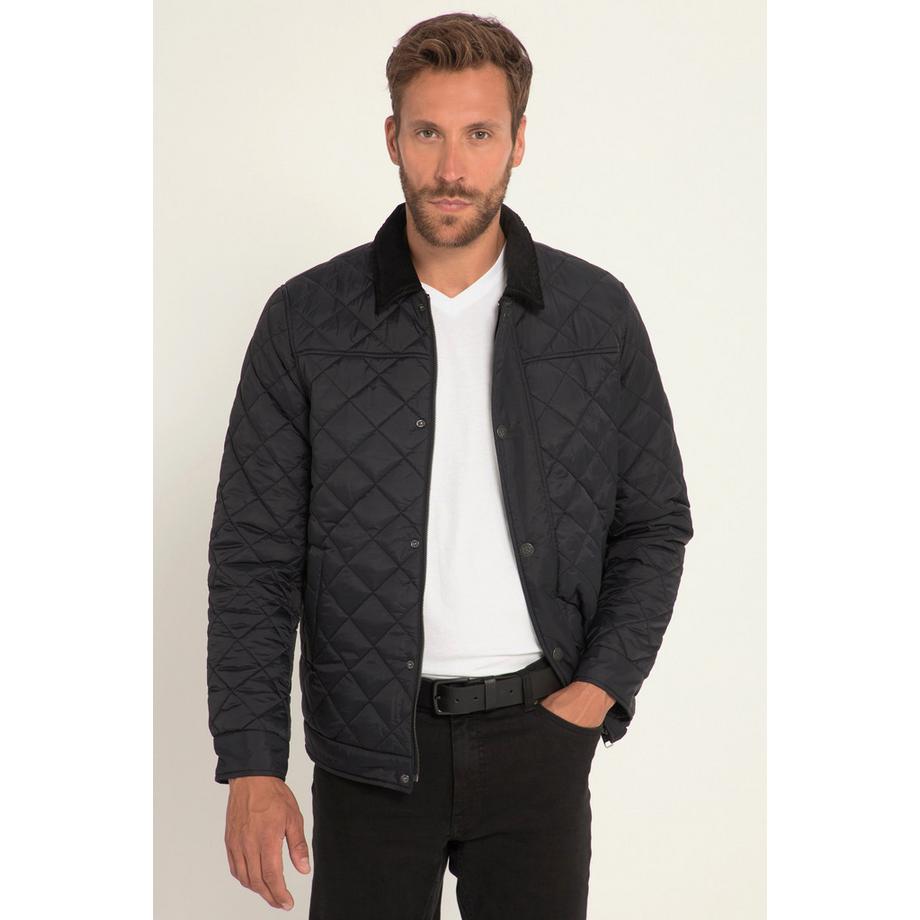 JP1880 Steppjacke Cordkragen Zipper  