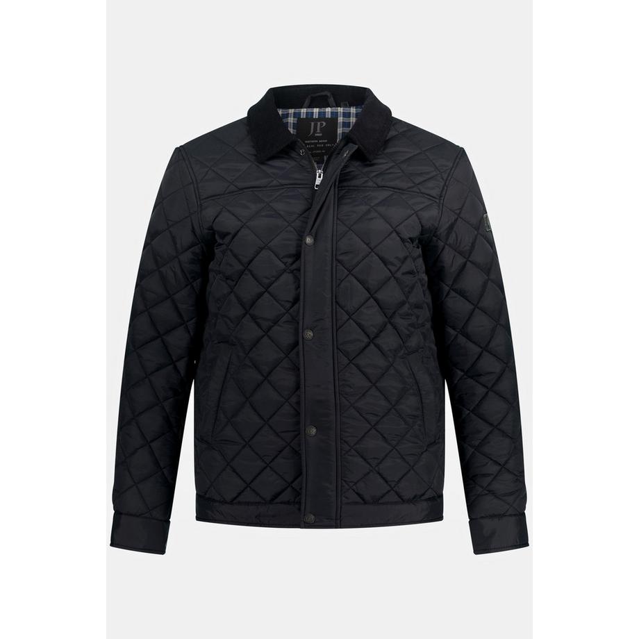JP1880 Steppjacke Cordkragen Zipper  