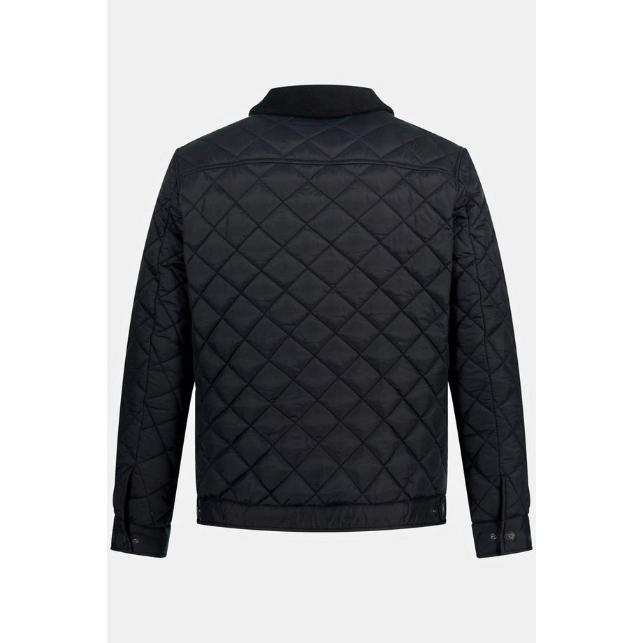 JP1880 Steppjacke Cordkragen Zipper  