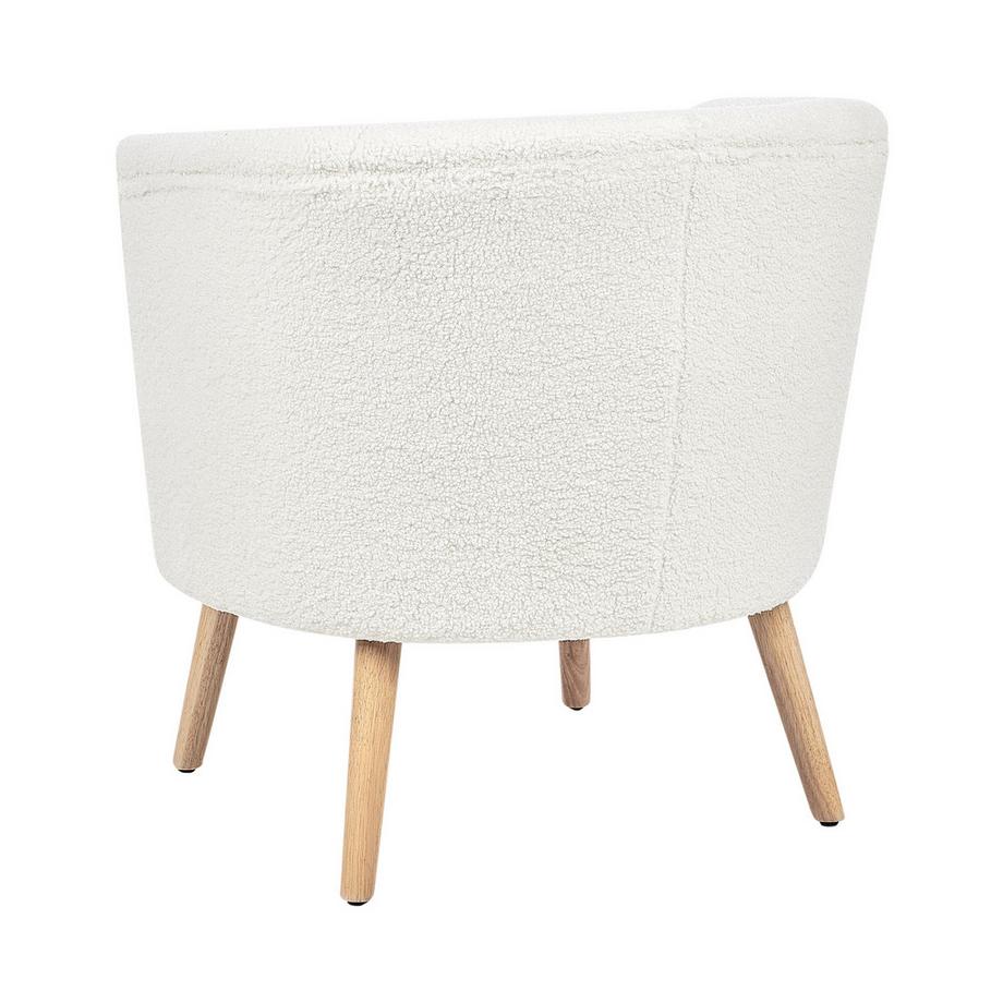 Beliani Fauteuil en Bouclé Moderne ODENZEN  