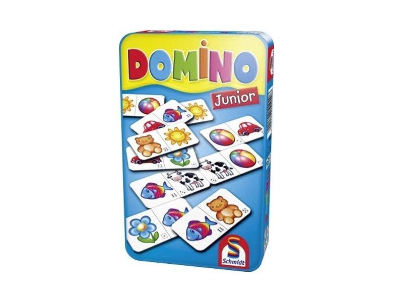 Image of Spiele Domino Junior - Metalldose