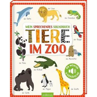 Mein sprechendes Soundbuch - Tiere im Zoo Markiewicz, Izabella (Illustrationen); Schrank, Gerald 'Greulix' (Komposition); Züchner, Lucca (Sprecher, Sprecherin) Copertina rigida 