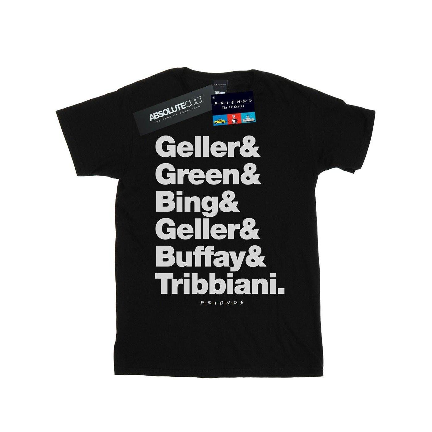 Image of Surnames Text Tshirt Damen Schwarz 3XL