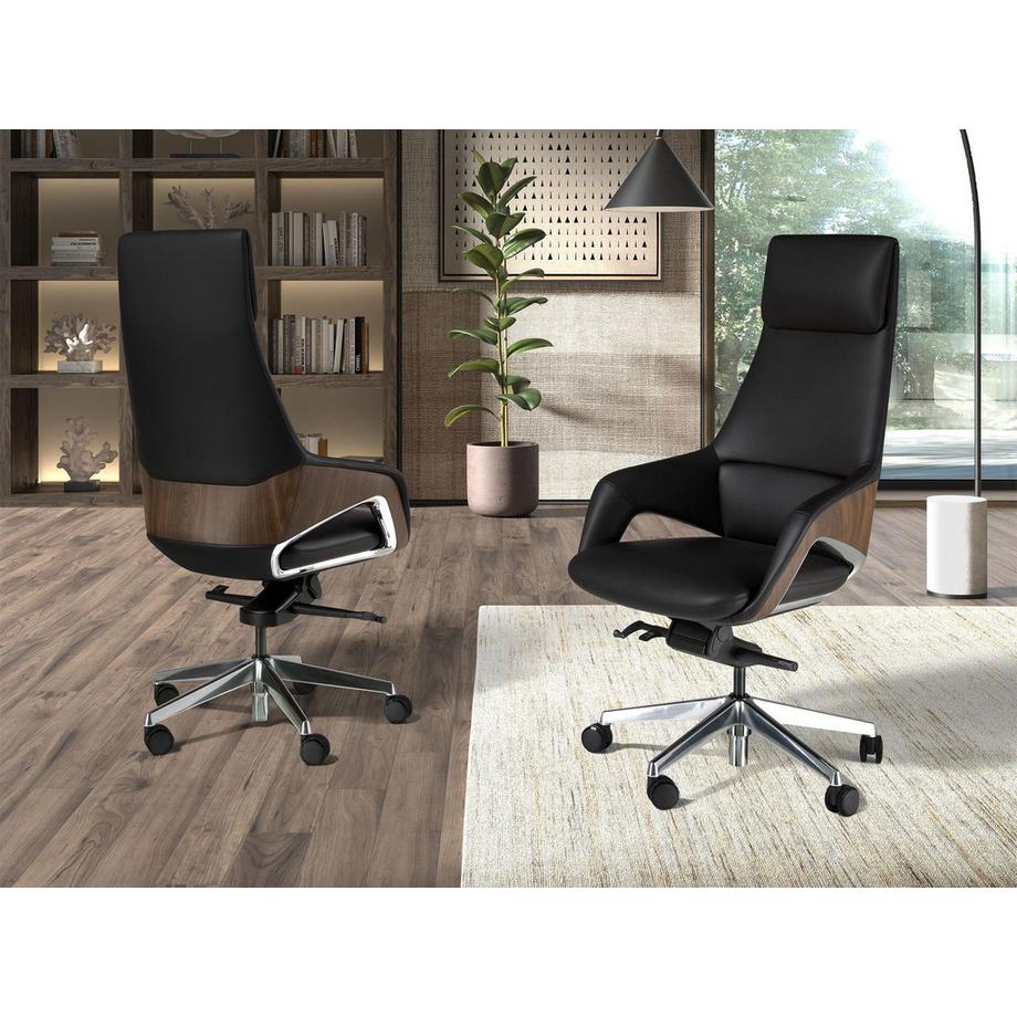 ANGEL CERDA Fauteuil de bureau pivotant en similicuir  
